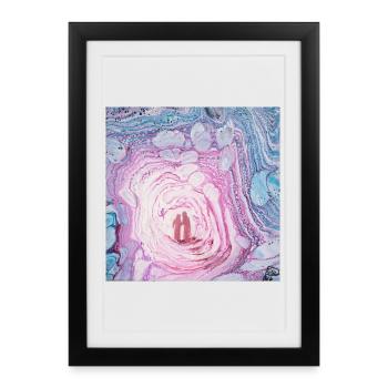 Mystischer Ort - Gerahmtes Poster (27 × 37 cm) - Schwarz - Vorne