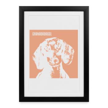 Granadadaggl - Affiche encadrée (27 × 37 cm) - noir - Devant
