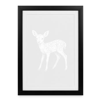 Fawn - Framed poster (27 × 37 cm) - black - Front