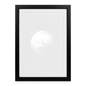 Aimant martien - Affiche encadrée (27 × 37 cm) - noir - Devant