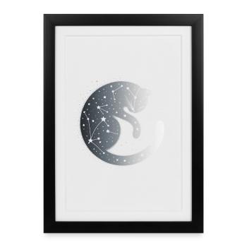 Silence - Framed poster (27 × 37 cm) - black - Front