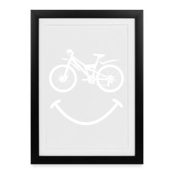 VTT VTT - Affiche encadrée (27 × 37 cm) - noir - Devant