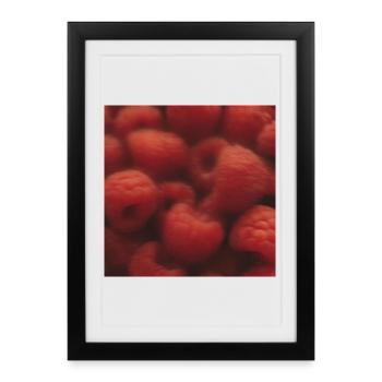 FRAMBOISES - Affiche encadrée (27 × 37 cm) - noir - Devant