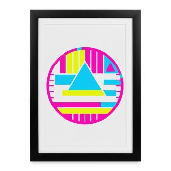 Marque d’essai Nouvelle Vague - Affiche encadrée (27 × 37 cm) - noir - Devant