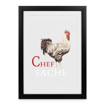 Conception de robinets de chef - Affiche encadrée (27 × 37 cm) - noir - Devant
