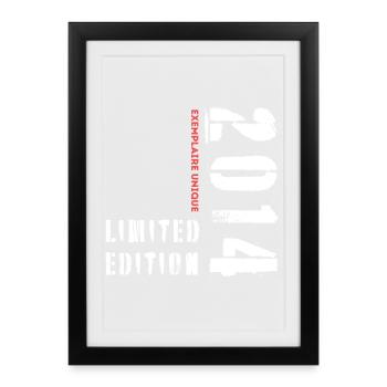 Limited Edition 2014 Single Copy - Framed poster (27 × 37 cm) - black - Front