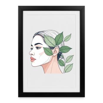 Nature is a state of mind - Framed poster (27 × 37 cm) - black - Front