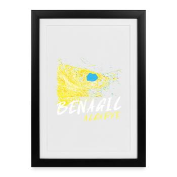 Benagil Sea Cave in the Algarve, Portugal - Framed poster (27 × 37 cm) - black - Front