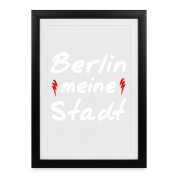 Berlin - Framed poster (27 × 37 cm) - black - Front