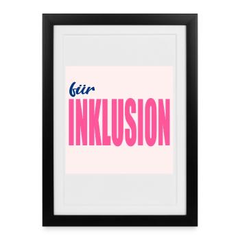 FOR INCLUSION - Framed poster (27 × 37 cm) - black - Front