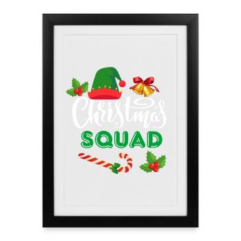 CHRISTMAS SQUAD - Framed poster (27 × 37 cm) - black - Front