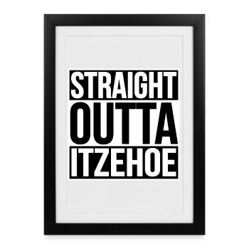 Tout droit sorti d’Itzehoe - Affiche encadrée (27 × 37 cm) - noir - Devant