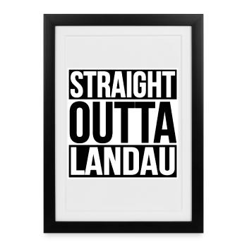 Tout droit sorti de Landau - Affiche encadrée (27 × 37 cm) - noir - Devant