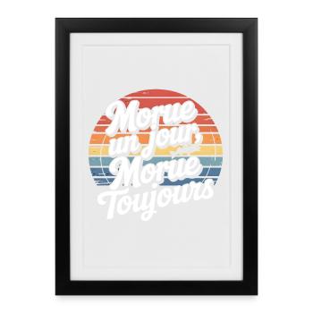 Cod One Day Always - Framed poster (27 × 37 cm) - black - Front