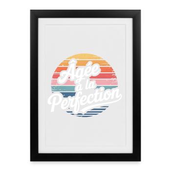 Aged to Retro Perfection - Framed poster (27 × 37 cm) - black - Front