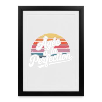 Aged to Perfection - Framed poster (27 × 37 cm) - black - Front