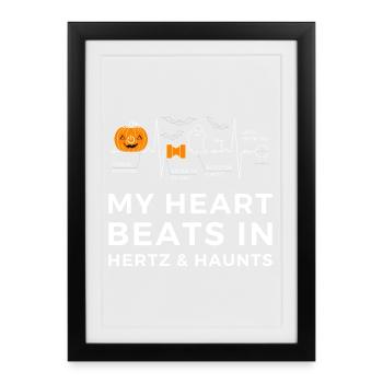 Drôle de science et d’ingénierie Halloween TShirt - Affiche encadrée (27 × 37 cm) - noir - Devant