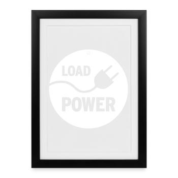 LOAD POWER - Framed poster (27 × 37 cm) - black - Front