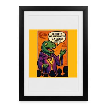 V-Raptor : l’évolution à un niveau secret - Affiche encadrée (27 × 37 cm) - noir - Devant