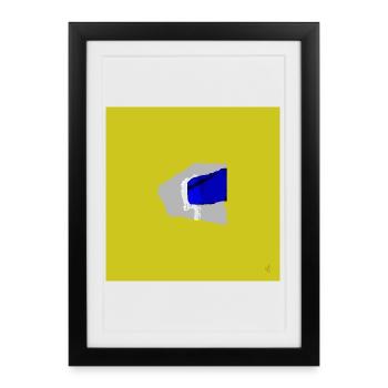 TEXTURA_DE_COLOR_#31 - Affiche encadrée (27 × 37 cm) - noir - Devant