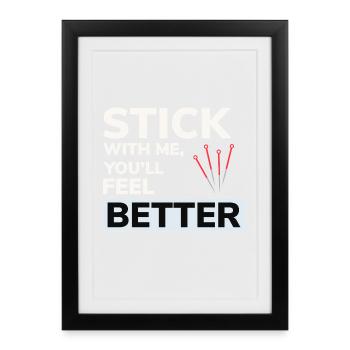 Licensed TCM Practitioner Expert Health  - Framed poster (27 × 37 cm) - black - Front
