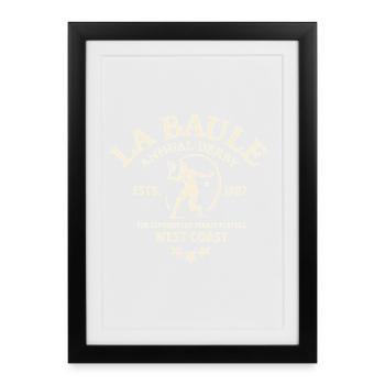 La Bale Derby Tennis West Coast - Framed poster (27 × 37 cm) - black - Front