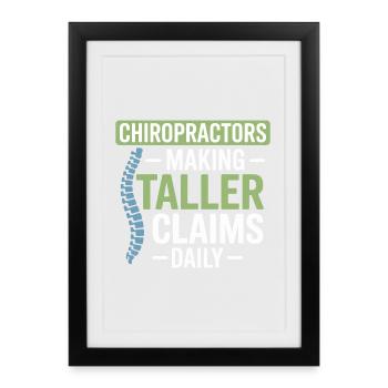 Licensed DC Clinical Posture Alignment Expert  - Framed poster (27 × 37 cm) - black - Front