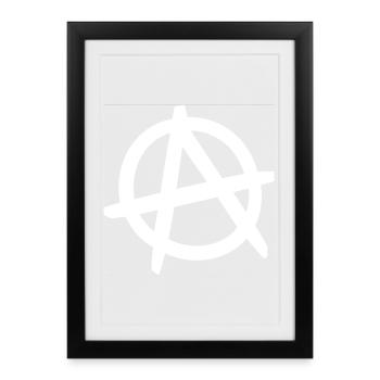 The Couching Dad "Anarchy" - Framed poster (27 × 37 cm) - black - Front