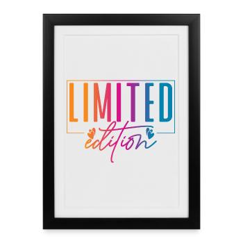Limited edition - Framed poster (27 × 37 cm) - black - Front