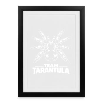 Team Tarantula - Framed poster (27 × 37 cm) - black - Front
