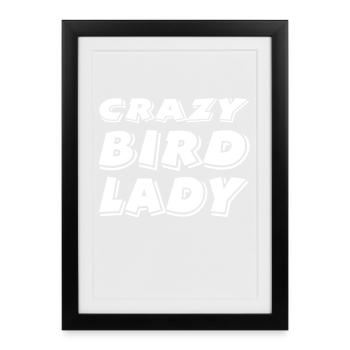 Bird - Framed poster (27 × 37 cm) - black - Front