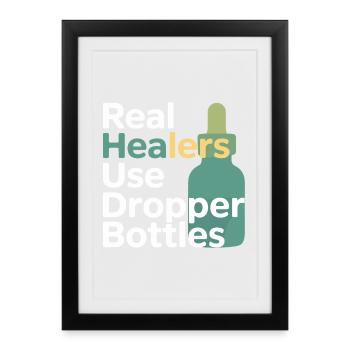 Certified Clinical Titration Specialist Apparel  - Framed poster (27 × 37 cm) - black - Front