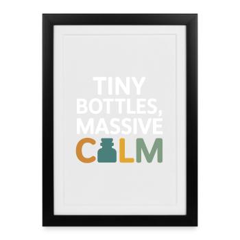 Certified Clinical Micro-Dose Specialist Apparel  - Framed poster (27 × 37 cm) - black - Front