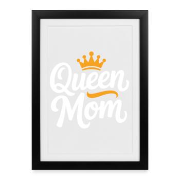 Queen Mom - Framed poster (27 × 37 cm) - black - Front