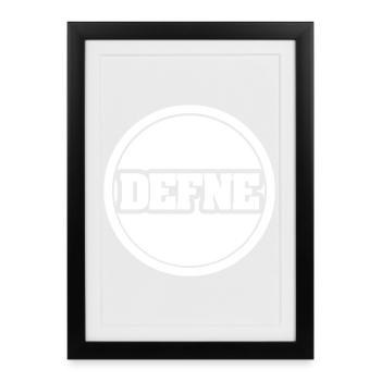 Defne als Legendaer - Gerahmtes Poster (27 × 37 cm) - Schwarz - Vorne