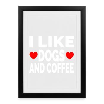 canine - Affiche encadrée (27 × 37 cm) - noir - Devant