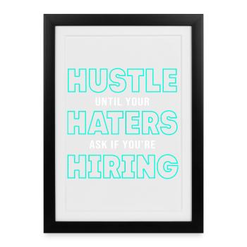 Entrepreneur - Framed poster (27 × 37 cm) - black - Front