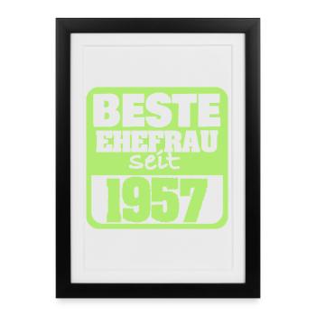 In Love 1957 - Framed poster (27 × 37 cm) - black - Front