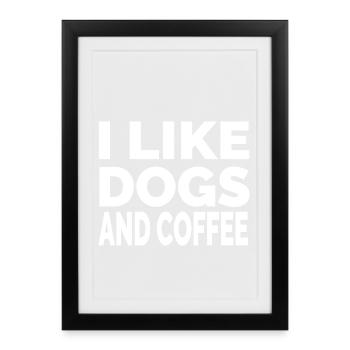 canine - Affiche encadrée (27 × 37 cm) - noir - Devant