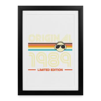 Original 1989 Retro Edition - Framed poster (27 × 37 cm) - black - Front