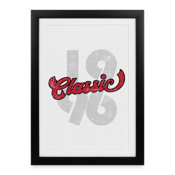 Classique 1996 - Affiche encadrée (27 × 37 cm) - noir - Devant