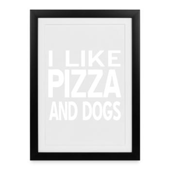 canine - Affiche encadrée (27 × 37 cm) - noir - Devant