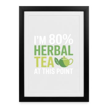 Certified Clinical Botanical Hydration Gear  - Framed poster (27 × 37 cm) - black - Front
