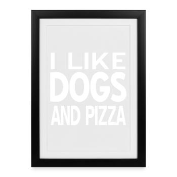 canine - Affiche encadrée (27 × 37 cm) - noir - Devant