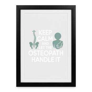 Certified Clinical Manual Therapy Specialist  - Framed poster (27 × 37 cm) - black - Front
