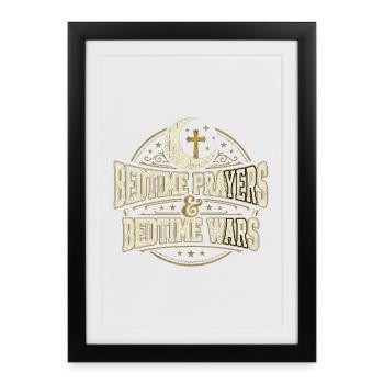 Naptime Is My Quiet Time Christian Mom Coffee - Framed poster (27 × 37 cm) - black - Front
