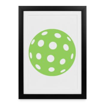 Pickleball - Framed poster (27 × 37 cm) - black - Front