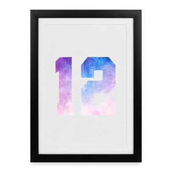 Issue 12 – 12th Anniversary Gift - Framed poster (27 × 37 cm) - black - Front