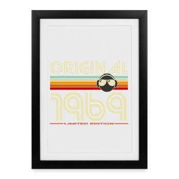 Original 1969 Retro Edition - Framed poster (27 × 37 cm) - black - Front