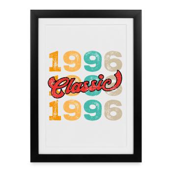 Classique 1996 - Affiche encadrée (27 × 37 cm) - noir - Devant